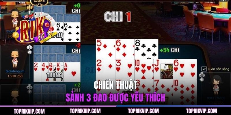 Chiến thuật Sảnh 3 đao được yêu thích