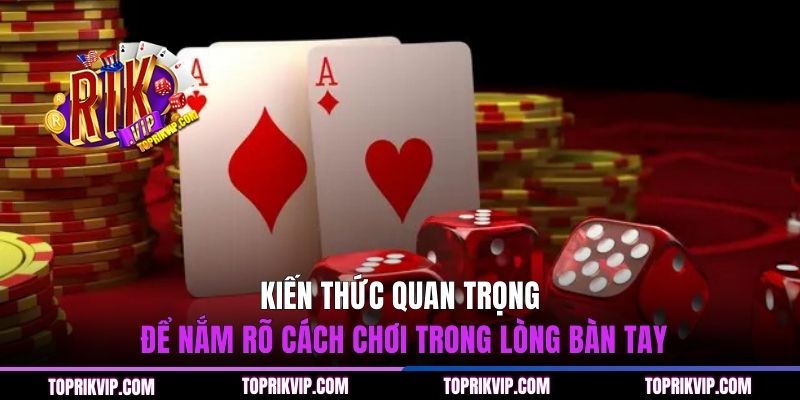 Kiến thức quan trọng để nắm rõ cách chơi trong lòng bàn tay